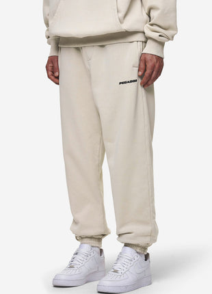Logo Heavy Sweat Jogger Washed Light Beige Shopverse