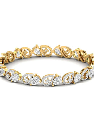 Pear Shaped Lab Grown Diamond Bracelet Encounter Jasen Store