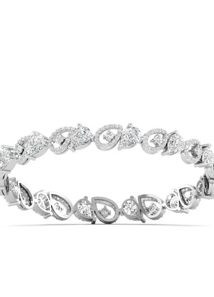 Pear Shaped Lab Grown Diamond Bracelet Encounter Jasen Store