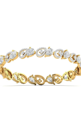 Pear Shaped Lab Grown Diamond Bracelet Encounter Jasen Store