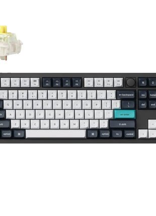 Keychron Q3 Max QMK/VIA 80% Wireless Custom Mechanical Keyboard (Banana Switch) - Carbon Black 3C Mindfulness Store