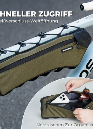 ROCKBROS Fahrrad Rahmentasche Dreiecktasche 1.9L Ultradünn & Schnellzugriff Shopverse