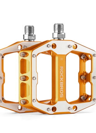 ROCKBROS Pedale mit Anti-Rutsch-Stiften - Breite Plattform & Chrom-Molybdän-Achse Shopverse