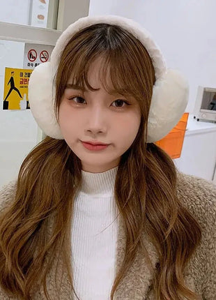 Unisex Soft Plush Winter Ear Warmers - Fashionable Cold-Protection Earmuffs Shop1103747657 Store