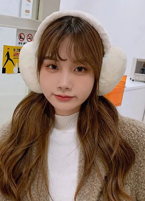 Unisex Soft Plush Winter Ear Warmers - Fashionable Cold-Protection Earmuffs Shop1103747657 Store