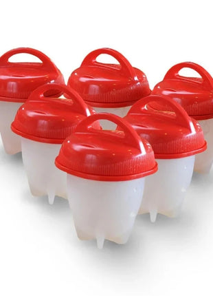 Non-stick Silicone Boiled Eggs Cup Kitchen Egg Cooker Poachers Silicone Steamed Egglettes Cooking Accessories Gift kitchen tools Cleaning series Store