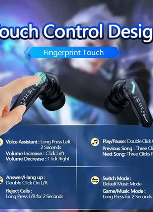 Lenovo GM2 Pro Bluetooth 5.3 Earphones Sports Headset Wireless In-Ear Gaming Low Latency Dual Mode Music Headphones New Choice Lenovo Store