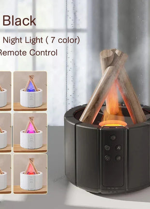 Simulated Flame Aromatherapy Diffuser – Relaxing & Stylish Shop1104998585 Store