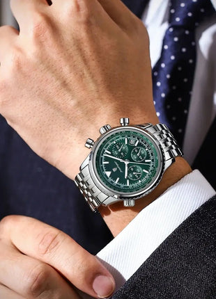 POEDAGAR Luxury Military Watch for Men Waterproof Luminous Date Chronograph Man Watch Sport Quartz Stainless Steel Men's Watches POEDAGAR Brand Watches Store