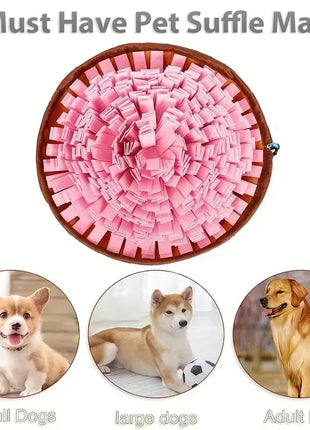 Washable Felt Pet Sniffing Pad Foldable Dog Slow Feeding Mat Toy Dog Training Snuff mat Dropshipman