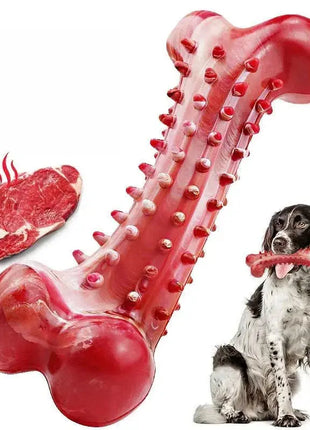 Large Dogs Tough Chew Toys for Super Aggressive Chewers Beef Flavor Indestructible Dog Teeth Cleaning Bones Chew Toys Dog Stuff Dropshipman
