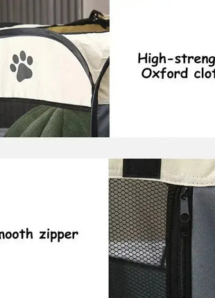 Portable Foldable Pet Tent Kennel Fence and easy To Use Stone's Store