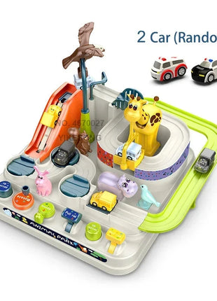 Car Train Track Sets Racing Rail Model Educational Toys Children Adventure Game Mechanical Interactive Animals Space Rocket Toy Shop1102598172 Store