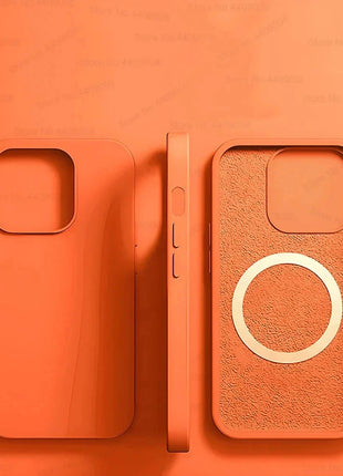 For Magsafe Original Magnetic Cases For iPhone 15 14 13 12 11 Pro Max Plus Wireless Charge Case Liquid Silicone Cover Accessory GRATUIT 3C Accessories Store