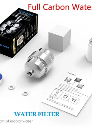 فلتر مياه الدش لإزالة الكلور الفلوريد المعادن الثقيلة المفلترة تليين المياه الصلبة لرأس الدش Shop1103317373 Store