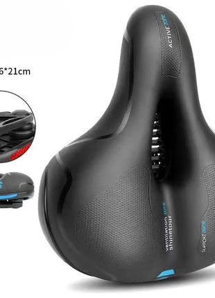 Reflective Shock Absorbing MTB Bicycle Seat Breathable Rainproof Road Mountain Bike Saddle Comfortable Cycling Accessory for Men Shop1102066021 Store