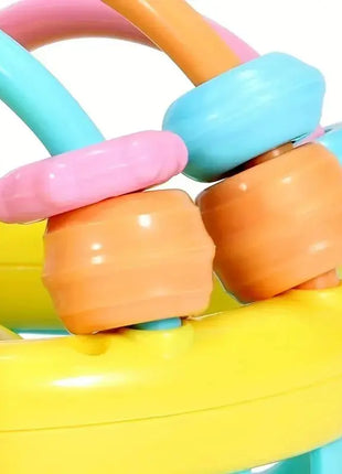 1 Pc 10cm Baby Toy Catch Ball Bendy Baby Walker Rattles Develop Intelligence Ball 0-12 Months Plastic Bell Rattle Doll Shop1102907612 Store