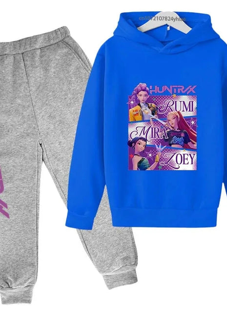 Kids Kpop Demon Hunters Hoodie & Jogger Set Shop1103677024 Store