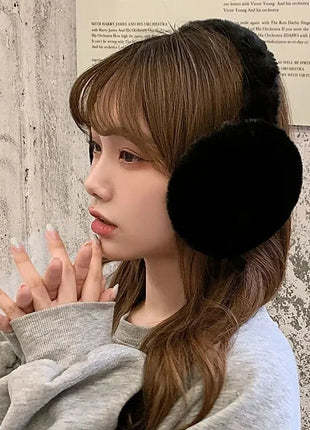 Unisex Soft Plush Winter Ear Warmers - Fashionable Cold-Protection Earmuffs Shop1103747657 Store