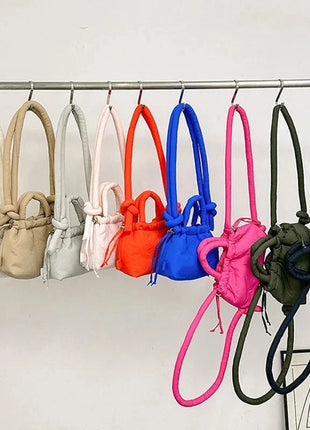 Soft Dacron Crossbody Bag Mini Tote | Fabric Shoulder Bag BagCase SiSi Store