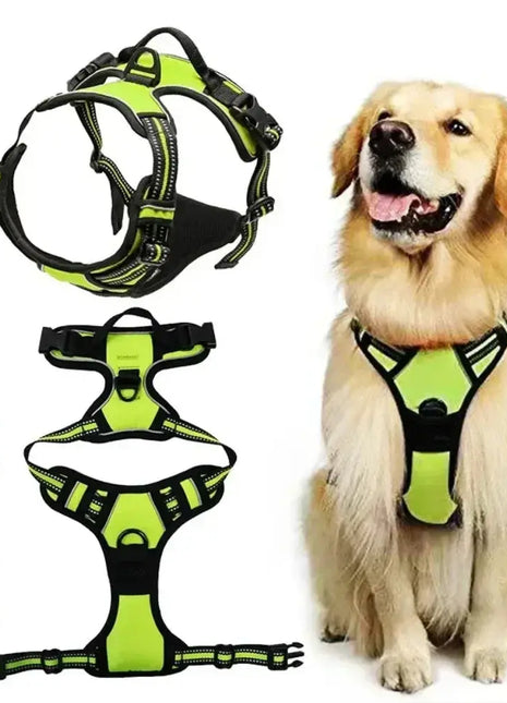 Reflective Adjustable Breathable Vest Chest Strap for Small Medium Large Dogs Pet Dog Harness Cat Puppy Collar Dog Accessoires Dropshipman