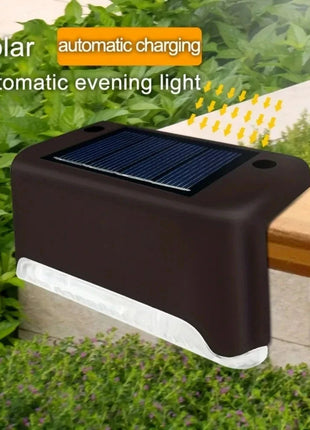 Solar LED Stair Lights – Waterproof Outdoor Step & Pathway Lighting XIWANGFIRE Lamp Store