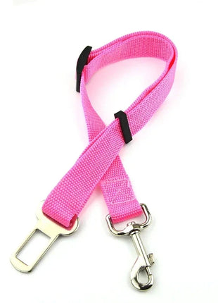 Adjustable Pet Cat Dog Car Seat Belt Pet Seat Vehicle Dog Harness Lead Clip Safety Lever Traction Dog Collars Dogs Accessoires Pets Products Bobit Store