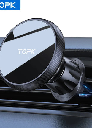TOPK for Magsafe Car Phone Holder Powerful Magnetism TOPK Official Store