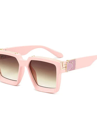 SHAUNA Retro Square Sunglasses 😎 UV400 Candy Colors & Silver Mirror SHAUNA Official Store