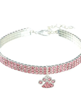 Rhinestone Pet Necklace for Dog & Cats Rvlero PET Store