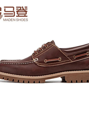 British Style Low-top Leather Boots PfotenSpaß