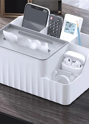 Desk Organizer With Tissue Box And Remote Holder Wmxmore Living Home Store Store