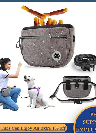 Portable Dog Training Waist Bag Hands Free Snack Reward Bag Large Capacity Outdoor Puppy Treat Pouch Fanny Pack Pets Acessorios Dropshipman