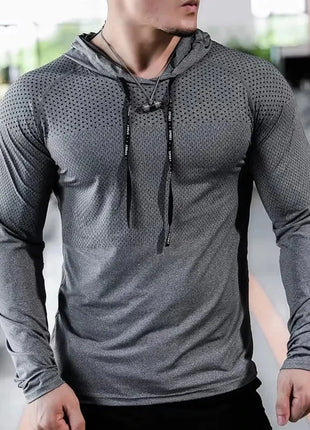Mens Fitness Sport Hoodie Stone's Store