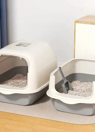 Large Capacity Cat Litter Box Fully Enclosed Sandbox Pet Anti Splash Toilet Spillproof Deodorant Cat Toilet Removable Cat Bedpan Dropshipman