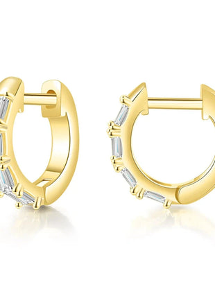 Emerald Gold Plated latest design Classic stud DOUBLE FAIR Official Store