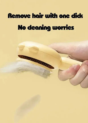 Pet Comb One-Key Hair Removal Cleaning Brush Magic Massage Grooming Needle Scratcher For Cat Dog Cleaning Care Supplies Dropshipman