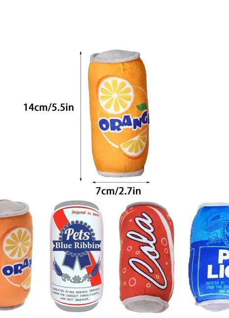 Plush Dog Winebottle Chew Sound Soft Beer Bottle Toy Funny Bite-Resistant Squeaky Relieve Boredom Dropshipman