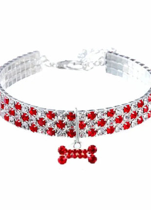 Rhinestone Pet Necklace for Dog & Cats Rvlero PET Store