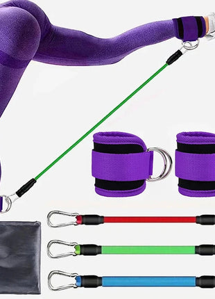 Fitness Workout Exercise Equipment Resistance Band Set Ankle Straps Yoga Elastic Fitness Bands For Gym Man And Woman Sport COYOCO Official Store