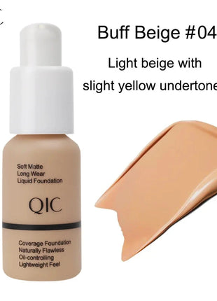 Liquid Foundation Concealer Face Naturally Flawless Matte Oil-Control Waterproof Long Lasting Foundation 30ml 5 Colors Optional Shop1103810101 Store