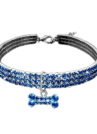 Rhinestone Pet Necklace for Dog & Cats Rvlero PET Store