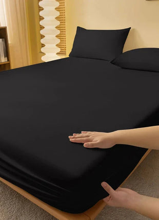 1 Piece Solid Color Matte Bed Sheet – Soft Bedding Cover (Excluding Pillowcases) Shop1103725833 Store