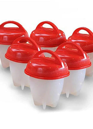Non-stick Silicone Boiled Eggs Cup Kitchen Egg Cooker Poachers Silicone Steamed Egglettes Cooking Accessories Gift kitchen tools Cleaning series Store