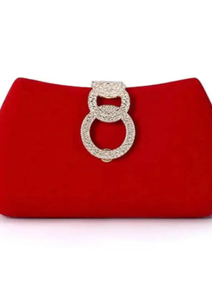 Red Moon Clutch Bags Design Women Clutches Diamonds Golden Velvet Evening Bags Party Wedding Handbags Purse Shoulder Bags YUECIMIE Official Store