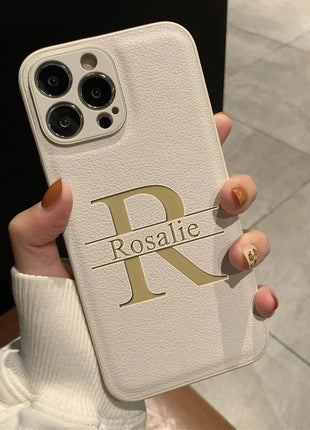 iPhone Personalised Leather Phone Case DuoLaiMi Store