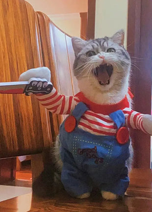 Halloween Pet Costume – Funny Dog & Cat Outfit for Small/Medium Breeds Stone's Store