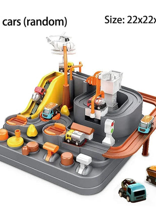 Car Train Track Sets Racing Rail Model Educational Toys Children Adventure Game Mechanical Interactive Animals Space Rocket Toy Shop1102598172 Store