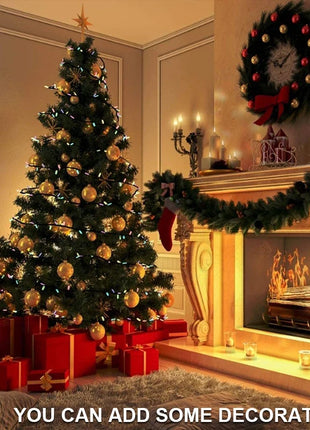 Christmas Tree with Metal Stand Artificial PVC Xmas Tree Home Party New Year Navidad Decorations 90/120/150/180/210/240cm