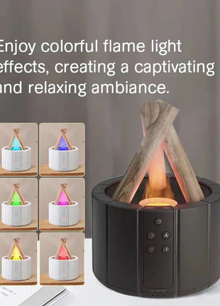 Simulated Flame Aromatherapy Diffuser – Relaxing & Stylish Shop1104998585 Store